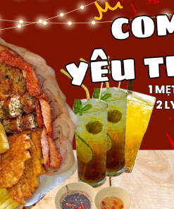 Combo Yêu Thương bún đậu mắm tôm mẹt đặc biệt 7 topping tại Bún Đậu Quỳnh Cần Thơ.